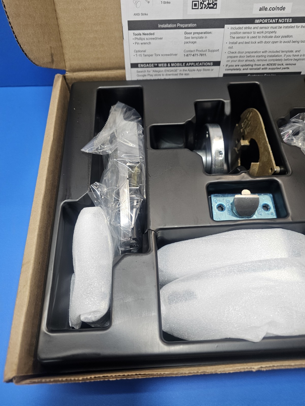 Schlage Lock NDEB BD RHO 626 Wireless Electronic Lockset