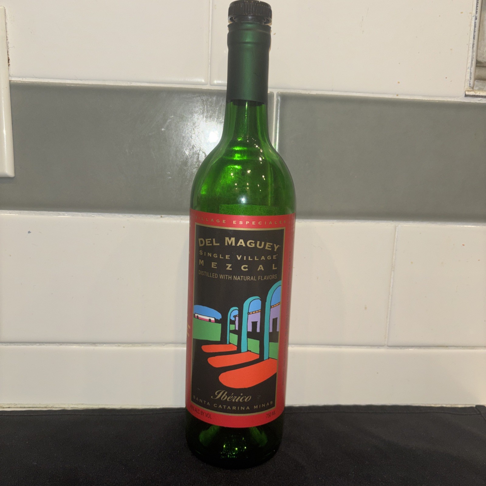 Del Maguey Mezcal Iberico 750 Ml Bottle UNRINSED- Super Rare! Only One On EBay!