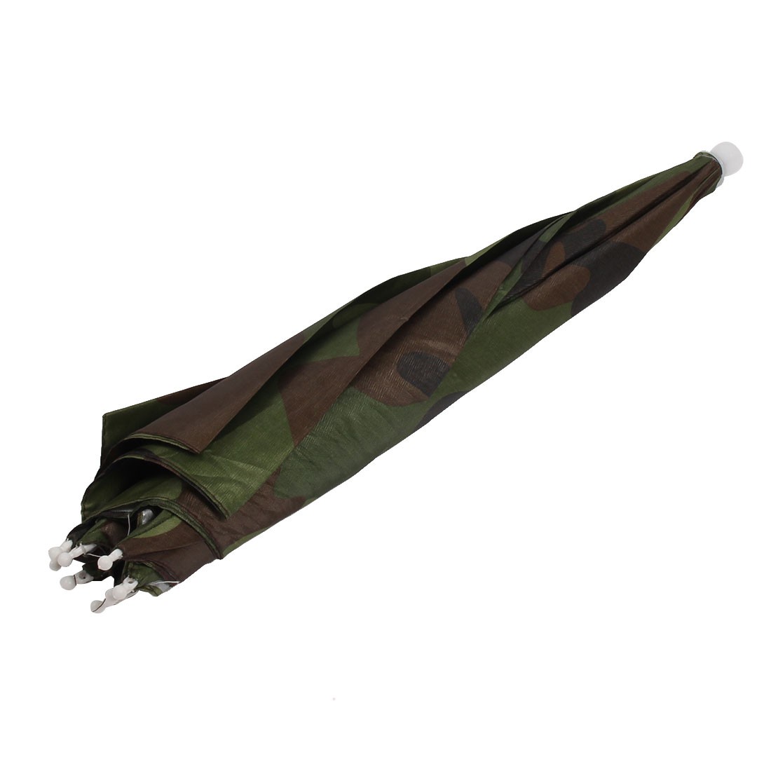 1PCS Elastic Headband Camouflage Pattern Sun Rain Umbrella Hat Cap