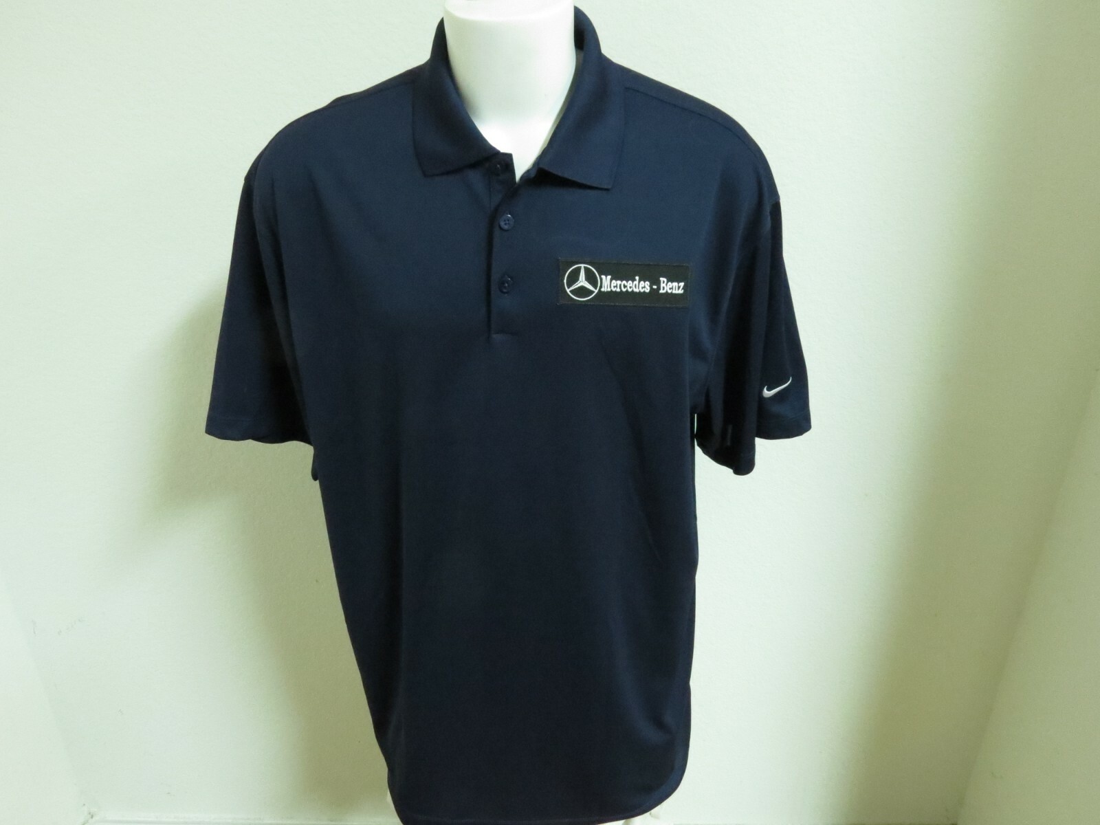 M-2XL Mercedes-Benz Navy Nike Dri-Fit Men's #23V Polo Shirt