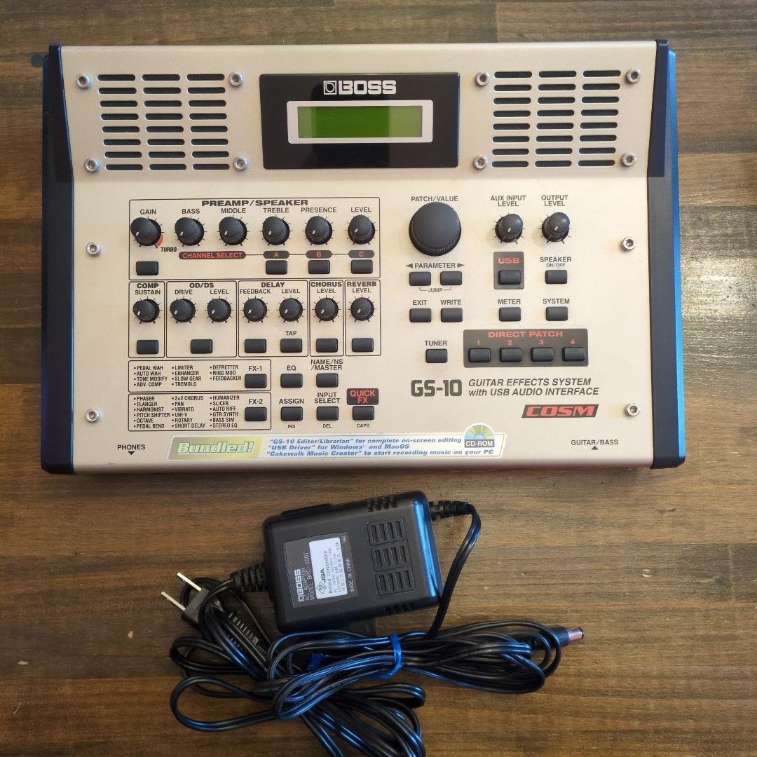 BOSS GS-10 Guitar Effects System COSM Amp Simulator Tested Working Japan