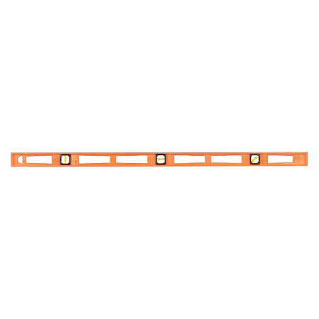 Johnson Level & Tool 7748-O Level, Plastic, 48 In L, 3 Vials, Orange