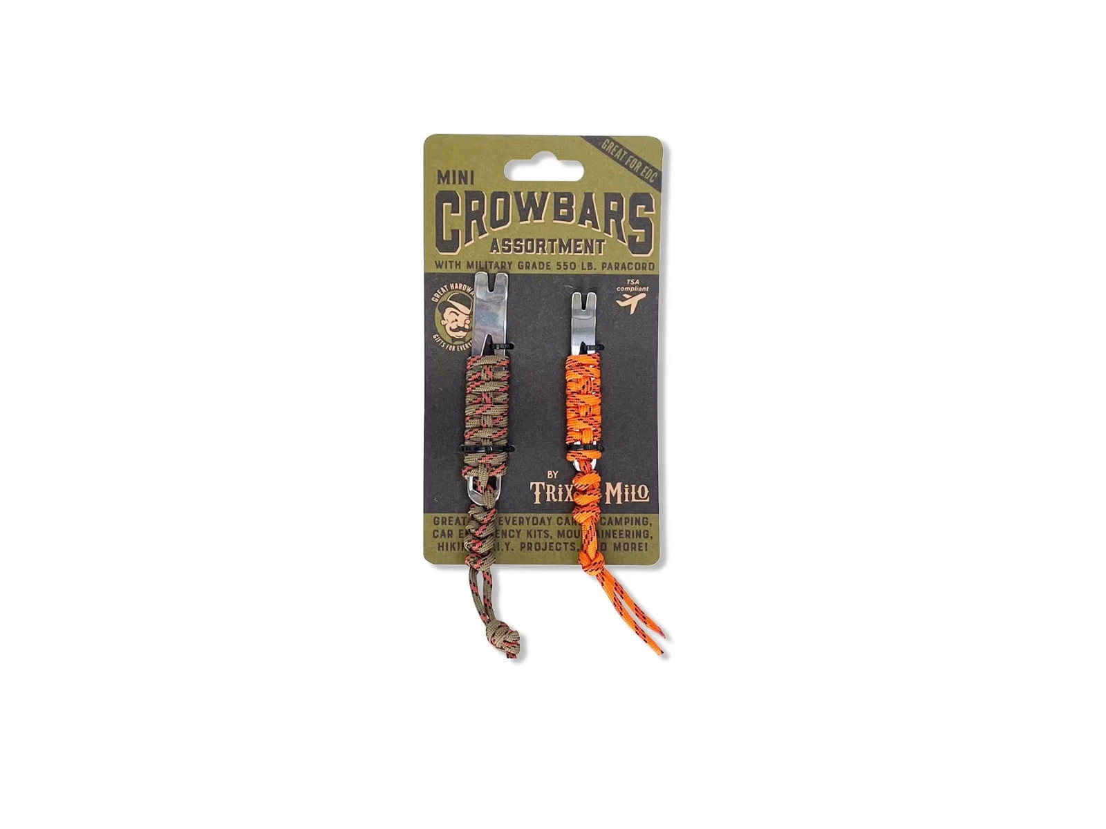 Paracord Mini Pocket Pry Bars
