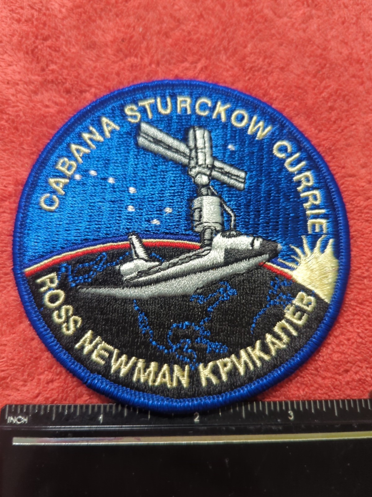 Original USA NASA Space Shuttle Endeavor STS-88 Embroidered Patch 1998