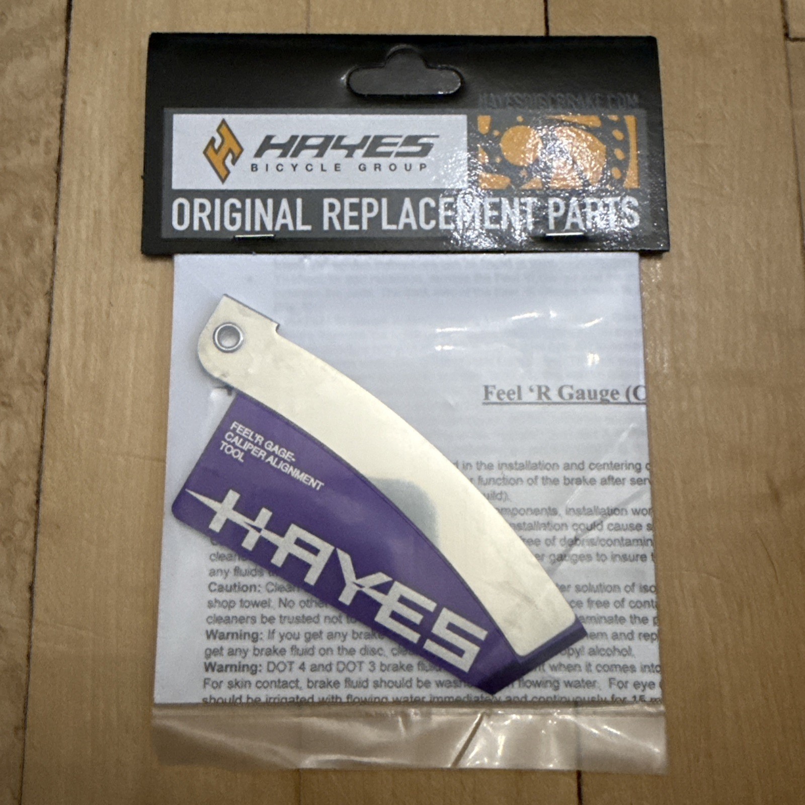 Hayes Feel'r Gauge Bicycle Disc Brake Pad and Rotor Alignment Tool 98-23972