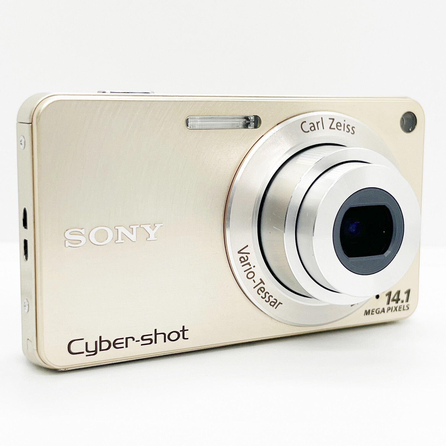 SONY Cyber-Shot DSC-W350 Gold Digital Camera 4x Zoom 14.1MP Japanese only