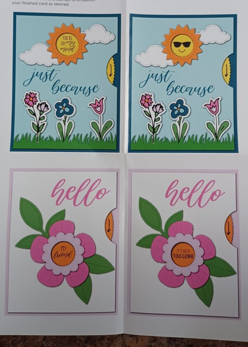 Diamond Press Just Because 40 Stamps 15 Dies Cards 742518/500 Interactive Wheel