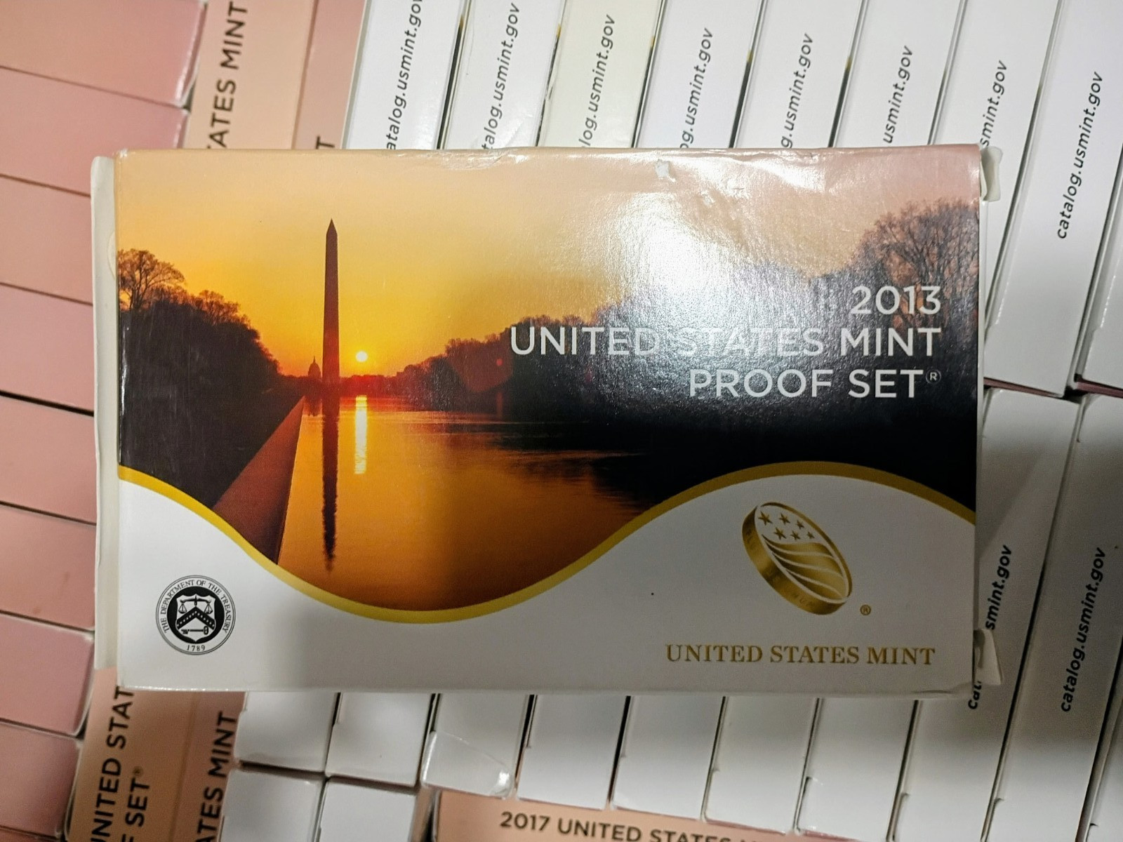 2013 Clad Proof Set - Box and COA - No Coins - Empty Original Packaging
