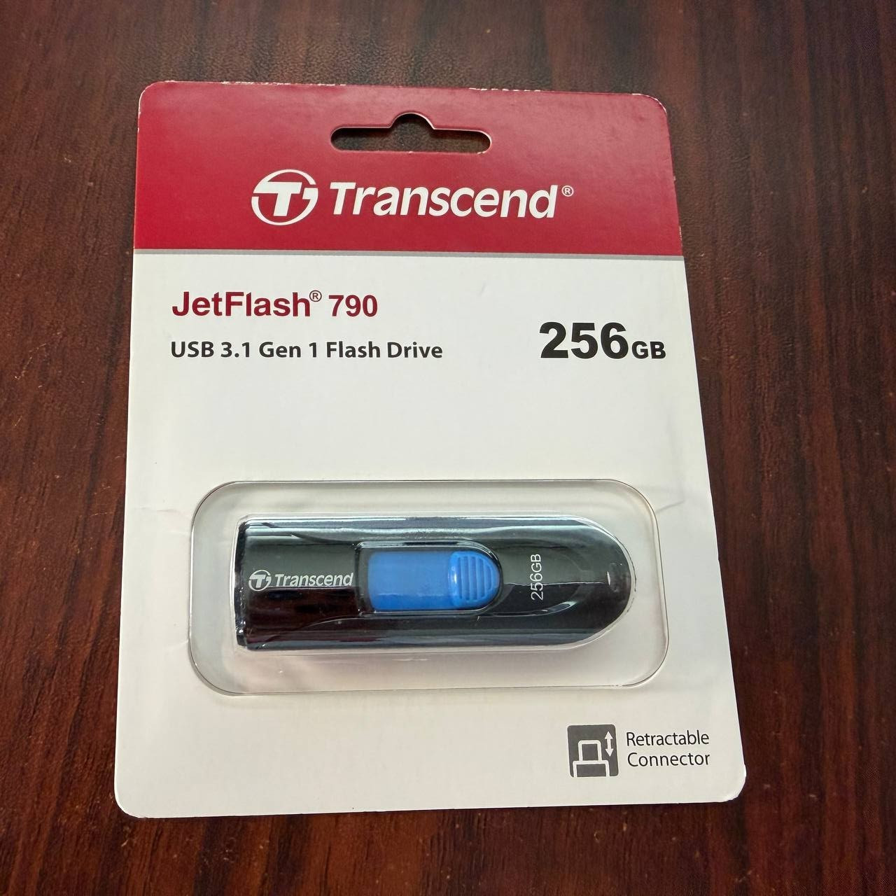 Transcend 256GB Flash Drive JetFlash 790 USB 3.1 Gen 1 USB-A - Brand New Sealed
