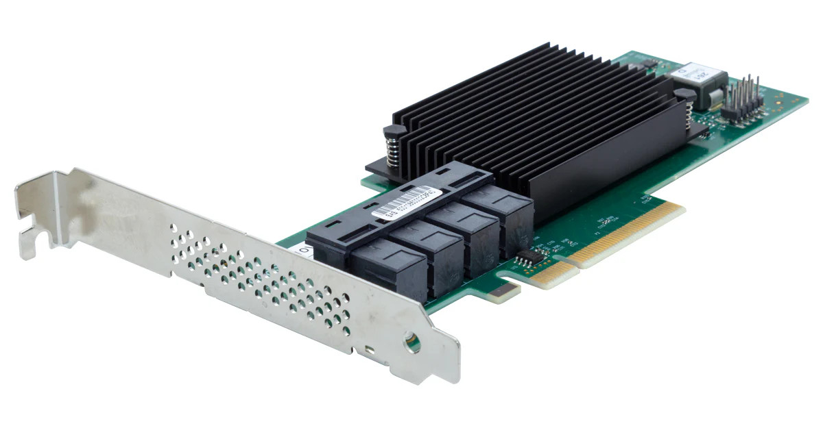 ATTO ExpressSAS 120FGT 16-Port 12Gb/s SAS/SATA PCIe 4.0 Host Bus Adapter