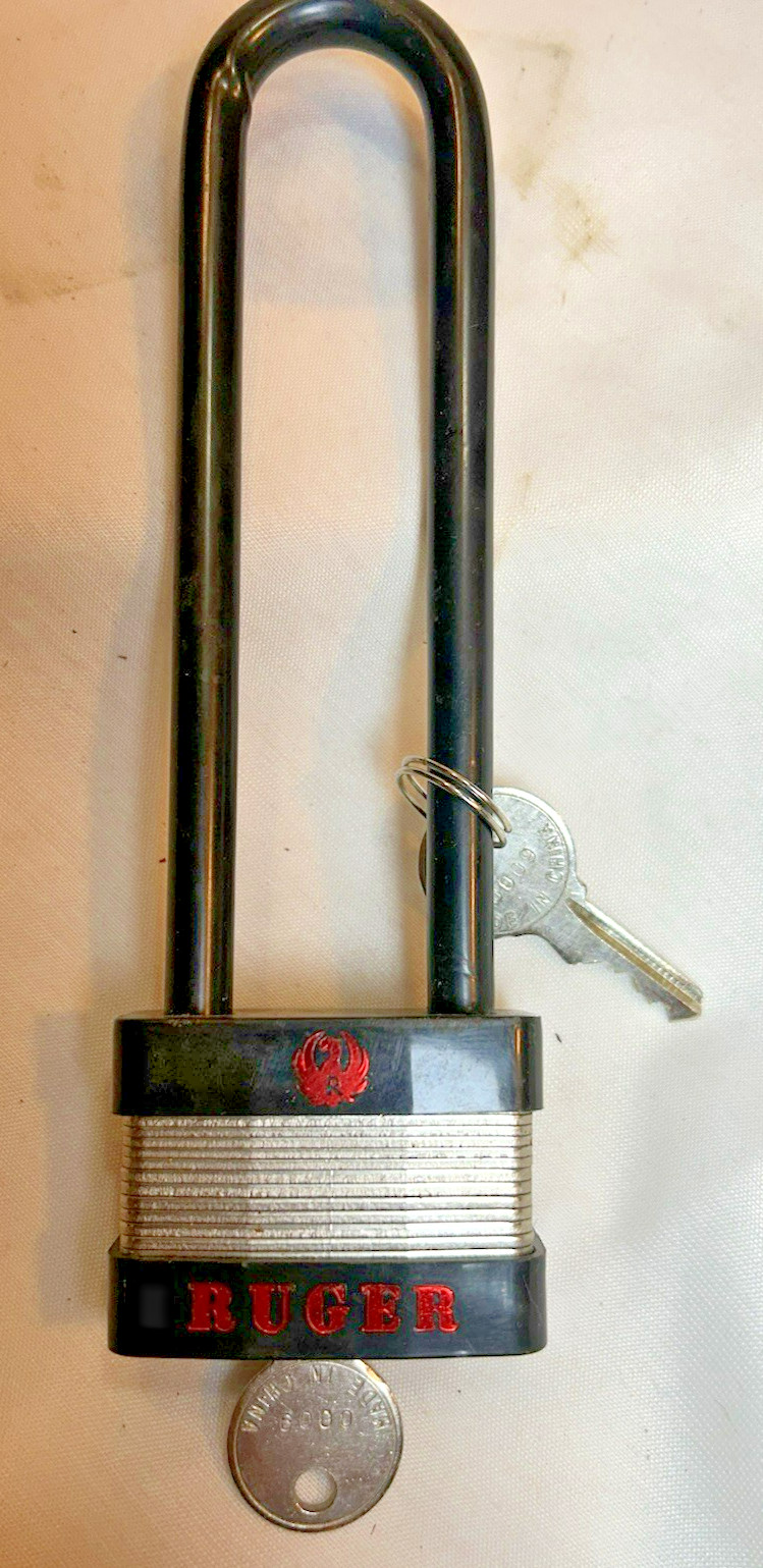 Ruger Gun Padlock 5050 With 2 Keys