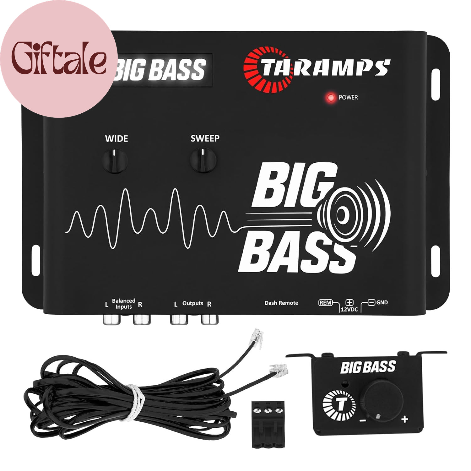 Big Bass DSP Deep Bass Processor for Car Audio Subwoofer Sound Enhancement