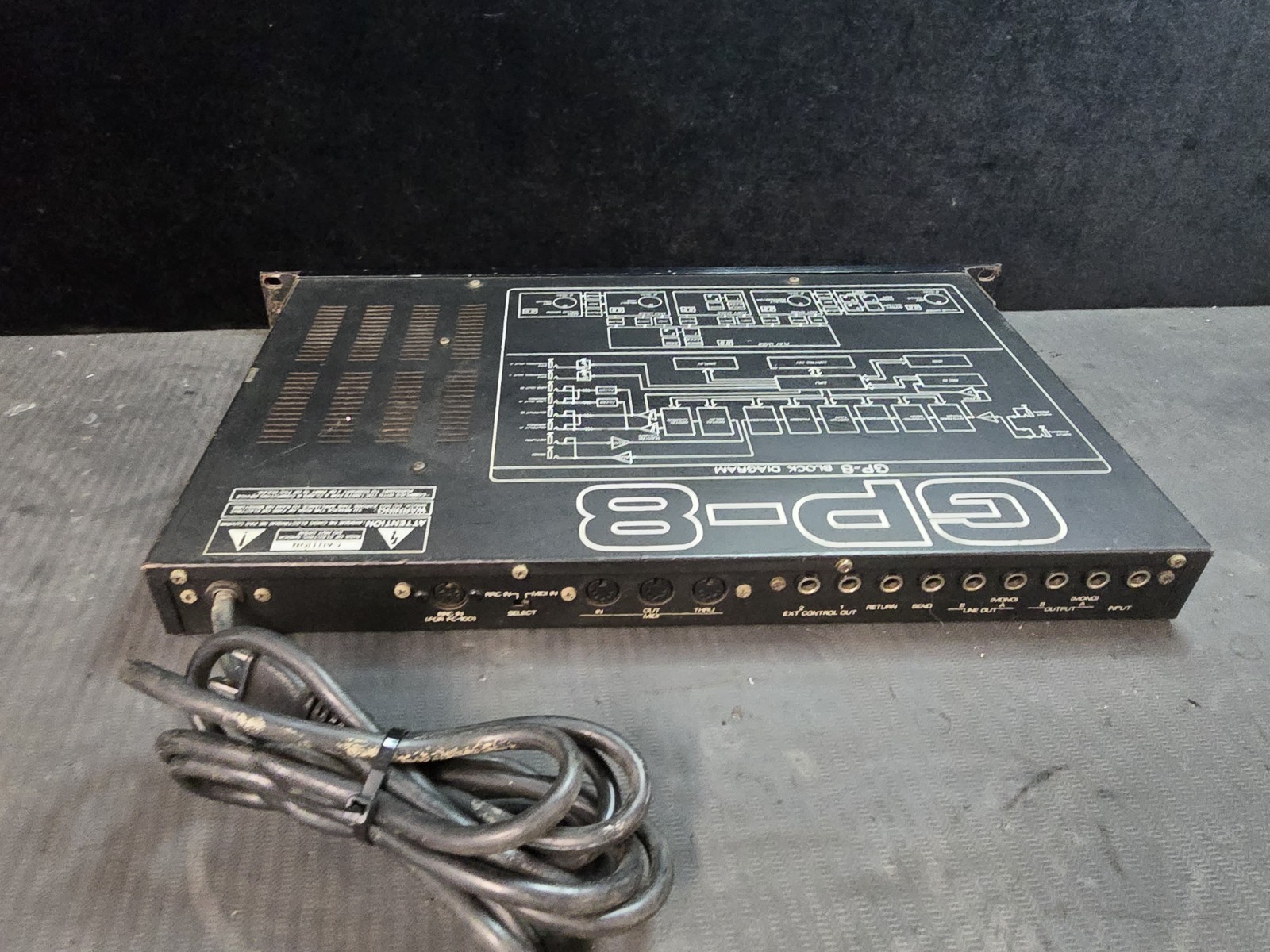 Roland GP-8 Guitar Effects Processor Multi Effector Rack Unit Used