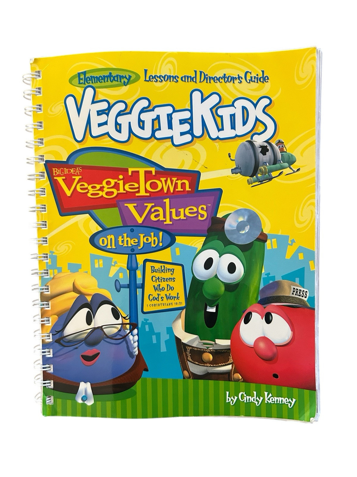 Veggie Tales 2000 Lesson & Directors Guide Veggie Kids Values On The Job