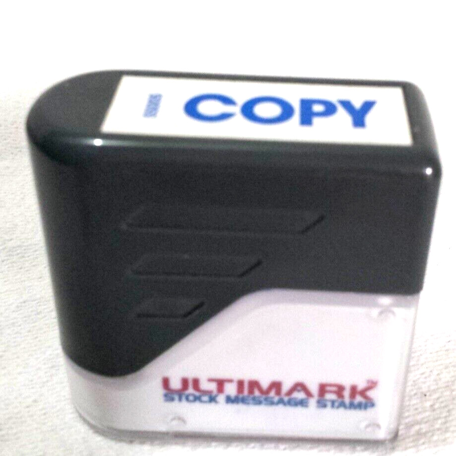 Office Rubber Stamp Office Supply Ultima RK Stock Message Stamp ' Copy ' USA