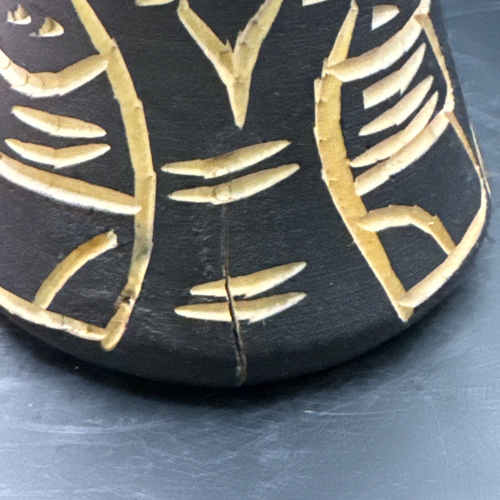 Djembe Drum Handcarved Made In Ghana 7” Tall