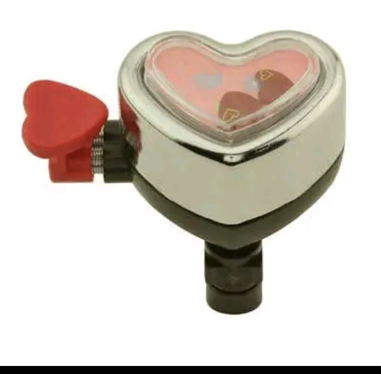 NEW SWEETHEART BICYCLE BELL WITH LEVER 34 mm , bolt on