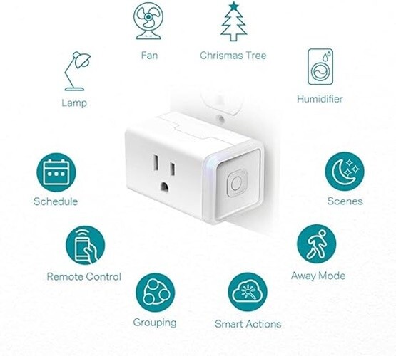 Enchufe Inteligente Funciona Wifi Compatible Alexa Google Practico Son 4 Tomas