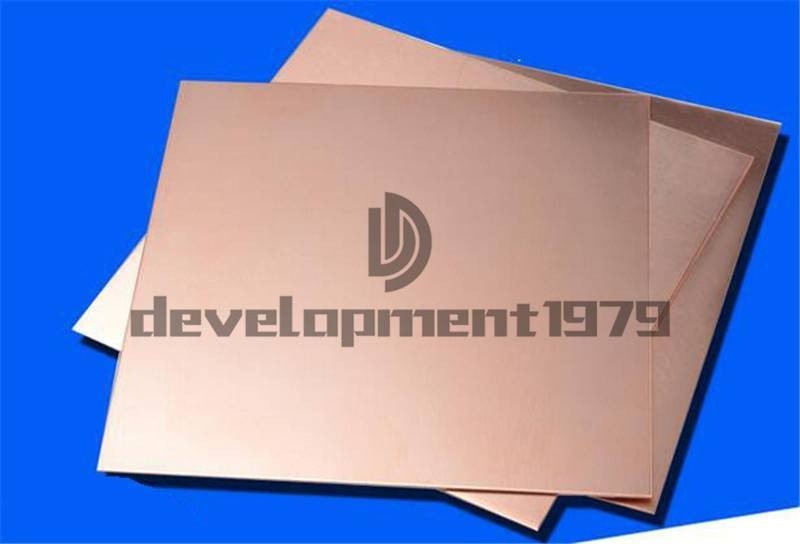 99.9% Pure 2 x 100 x 200mm New Cu Metal Sheet Plate *mp