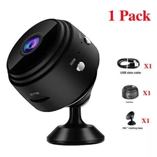 Wireless WiFi IP Mini Camera Small Night Vision 1080P IR Indoor Home Security US