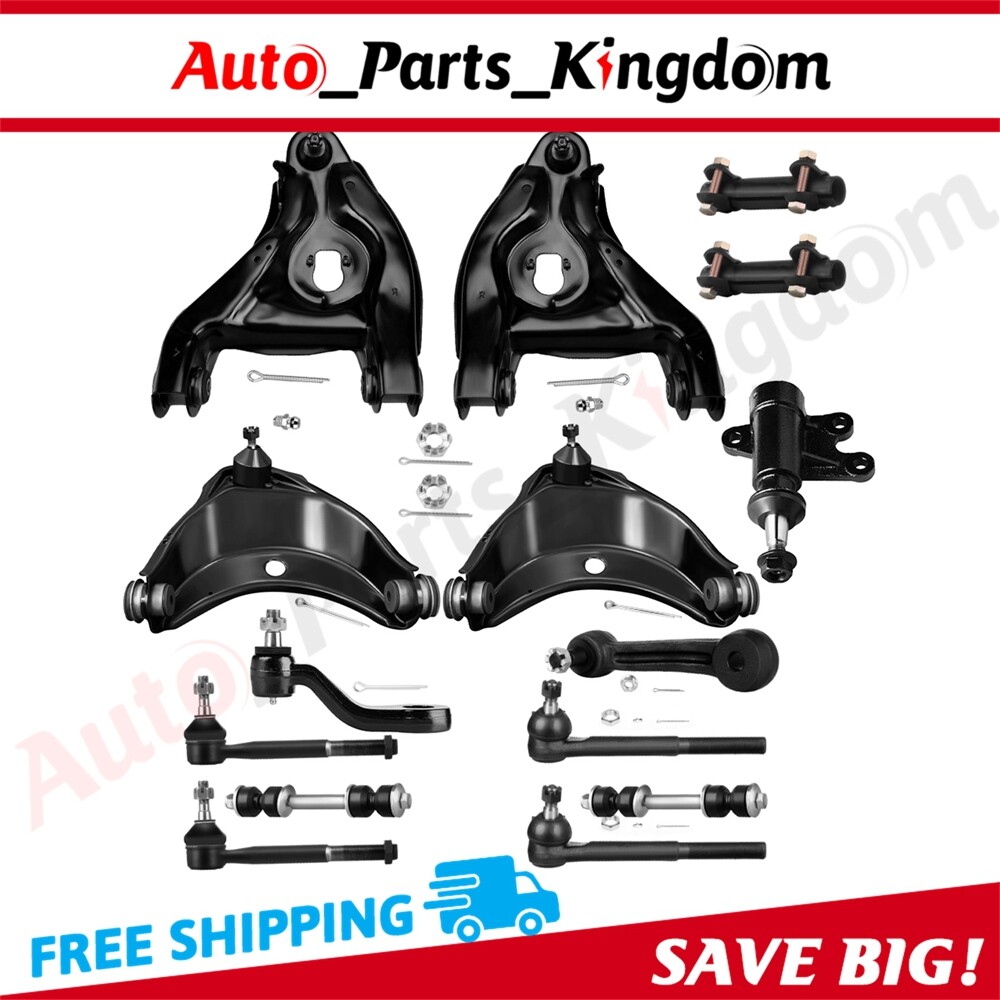 15Pc Complete Front Suspension Kit for 95-00 Chevy C1500 C2500 & GMC C1500 C2500