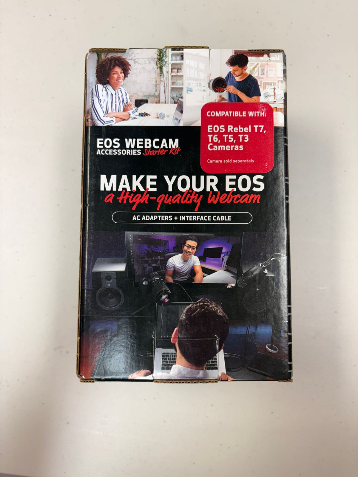 NEW Canon EOS Webcam Accessories Starter Kit 7875A011AA - EOS Rebel T3 T5 T6 T7