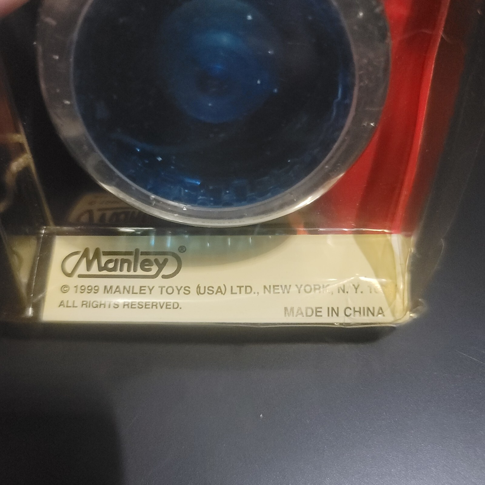 Vintage 1999 Manley Super YoYo! Complete in Packaging!! Blue and Clear!!