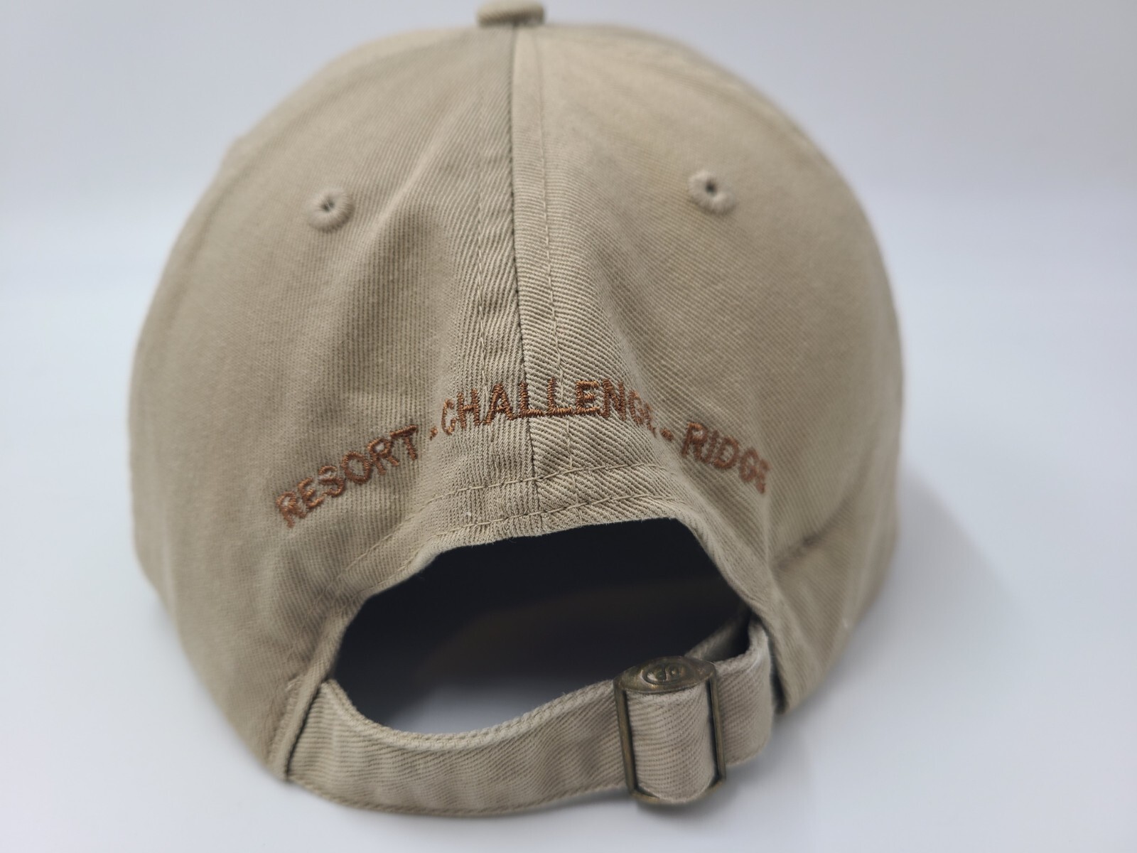 Eagle Crest Resort Golf Course Strapback Adjustable (Fits Small) Hat Cap Brown