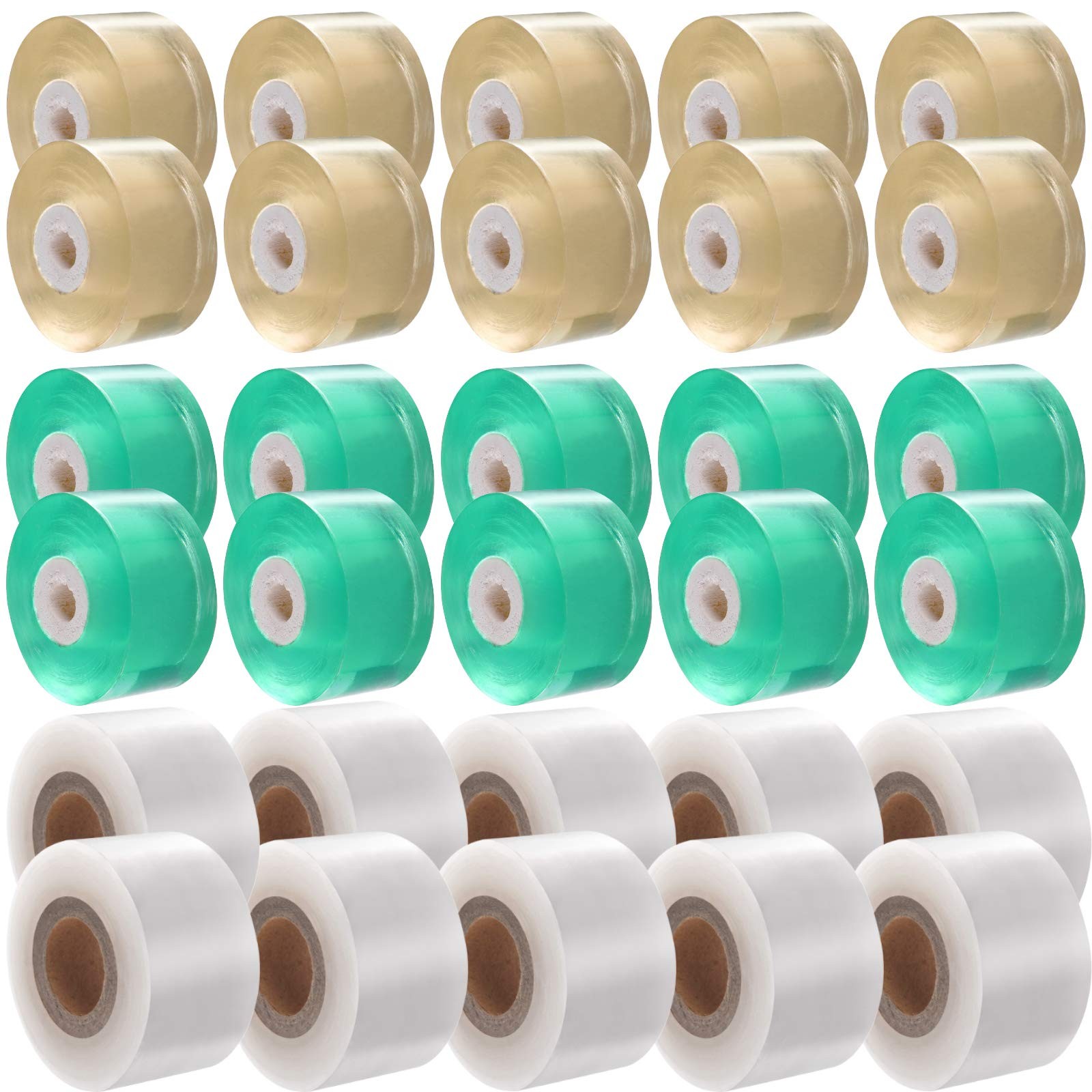 KOHAND Grafting Tapes, 30 Rolls Garden Tapes for Plants Large, Clear