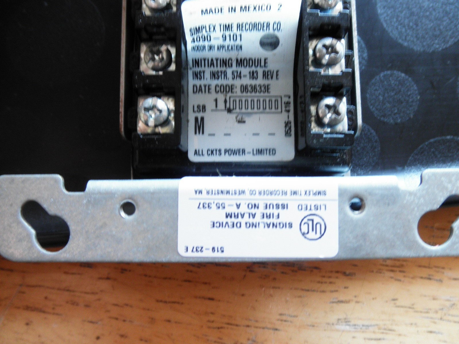 SIMPLEX 4090-9101 Initiating Module