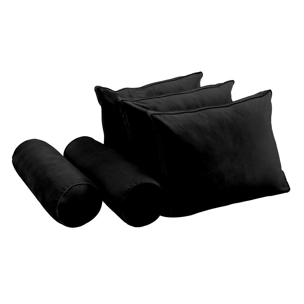 SLIPCOVER ONLY Same Pipe Twin Style V3 Velvet Indoor Daybed Bolster Pillow AD374
