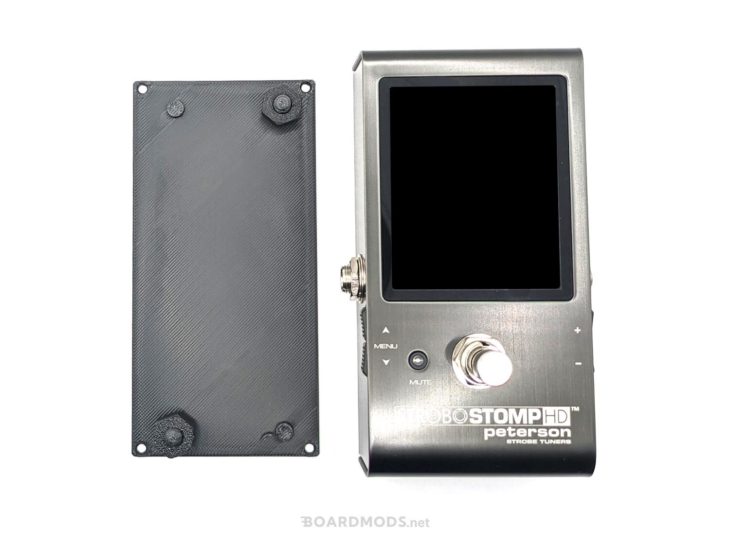 Peterson Strobostomp HD, Clean Lock Pedal Plate for Temple Audio Templeboards