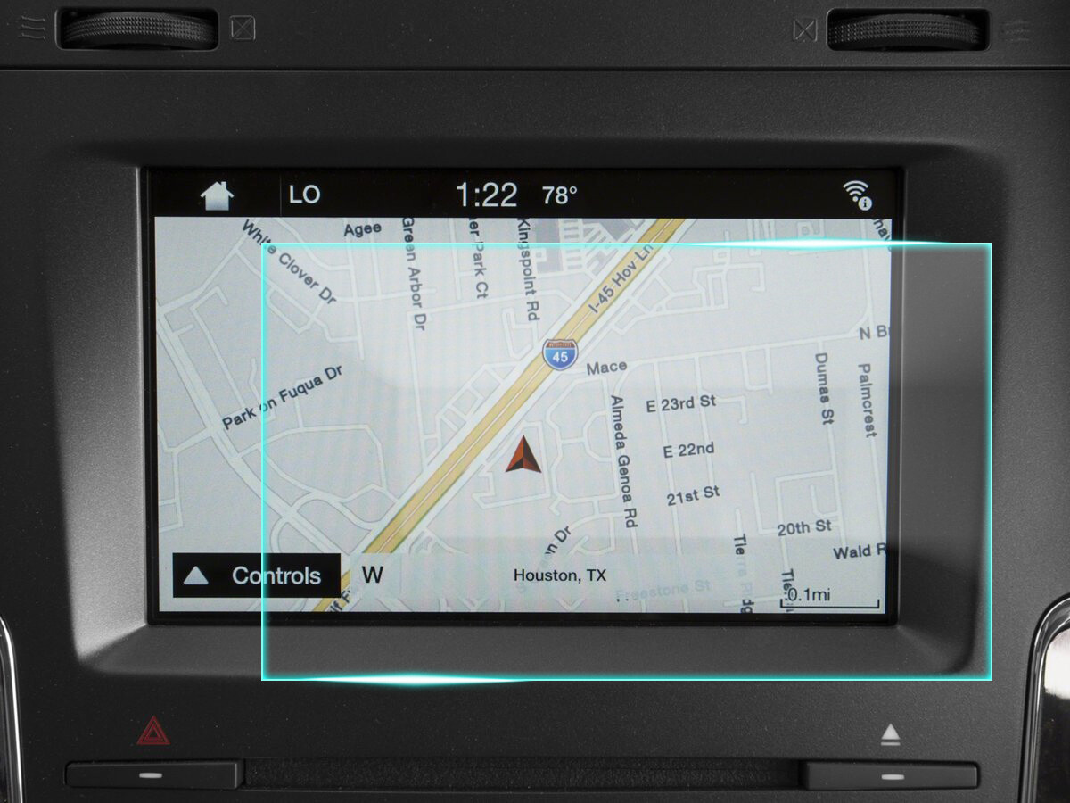 Crystal Clear Screen Protector for 2015 Lincoln Navigator Vehicle Navigation