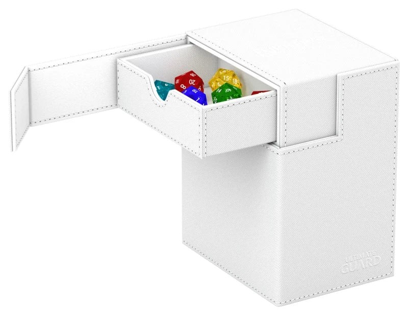 Ultimate Guard Flip n Tray 133 White Xenoskin Deck Box