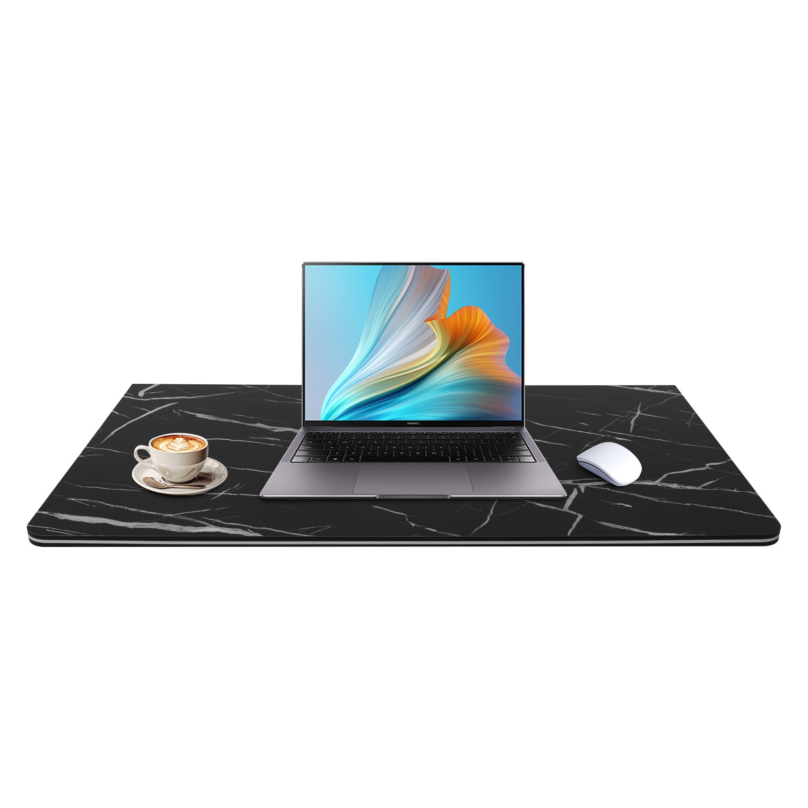 35.43x19.69in Black Wall Mounted Folding Table- Space-Saving Desk & Workbench