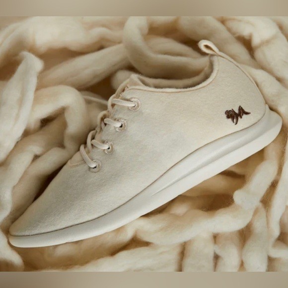 Neeman's Cream Wool Tennis Shoes Size 12