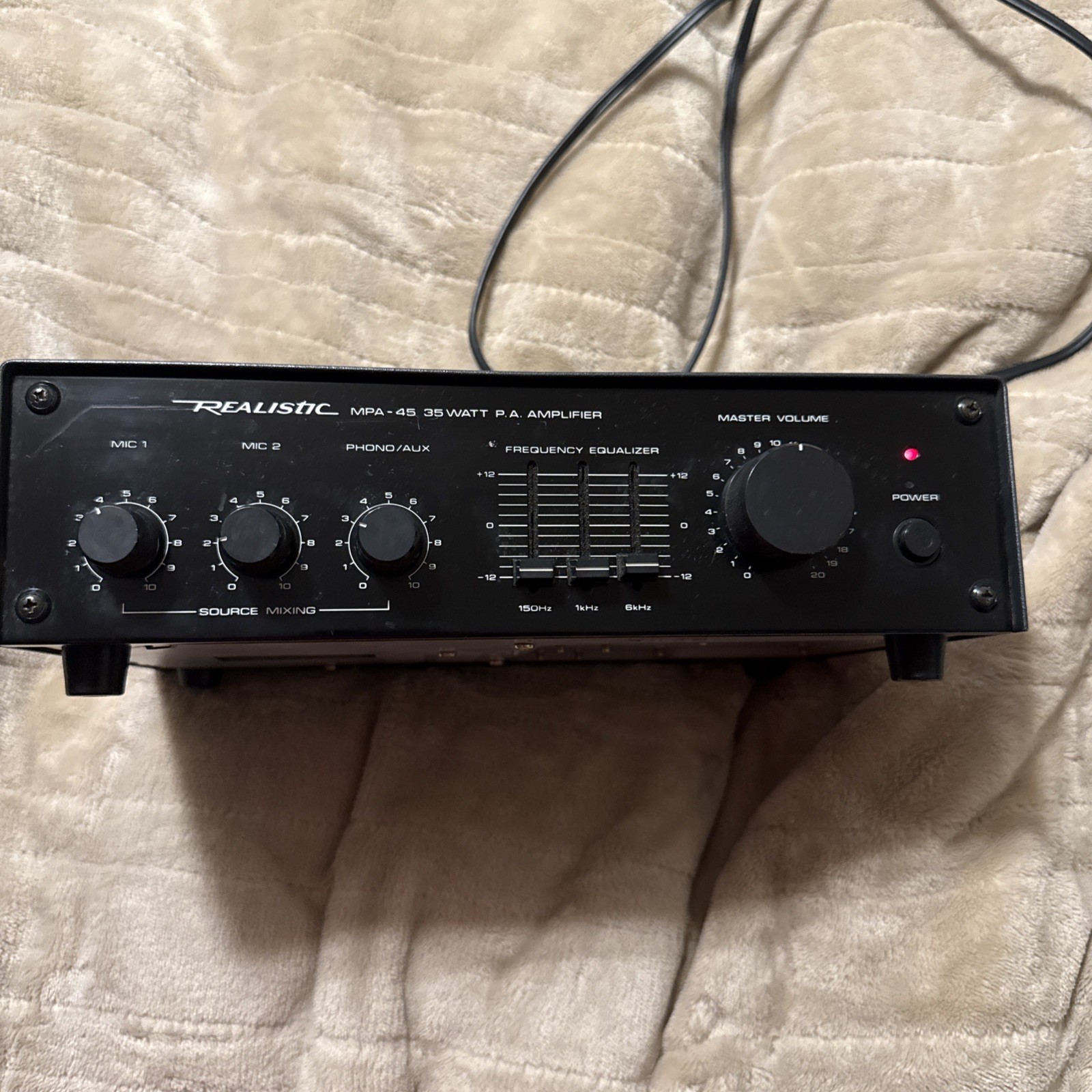 Realistic MPA-40 35 Watt Public Address PA Amplifier - WORKS