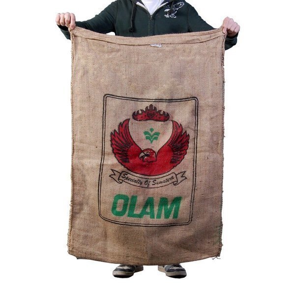 Burlap Coffee Bean Sack Bag Craft 50 Pound Coffee Bags Style Will Vary Free Ship