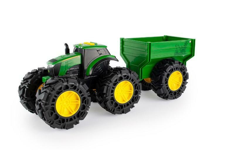 LP77352 John Deere ERTL Monster Treads Tractor with Wagon