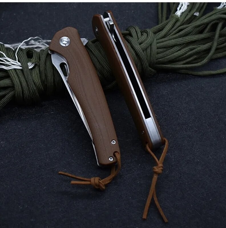Foldable Hunting Knives Game Field Processing Skinning Bush Lock Blade Locking
