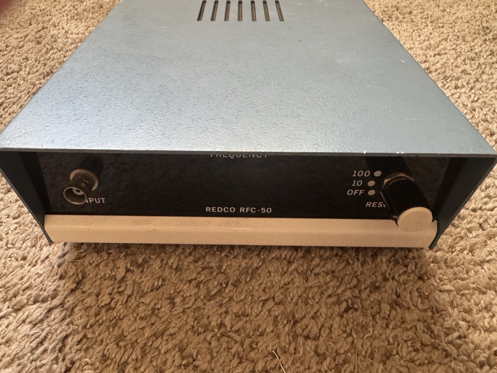 Vintage REDCO RFC-50 Frequency Counter Electronics  Untested