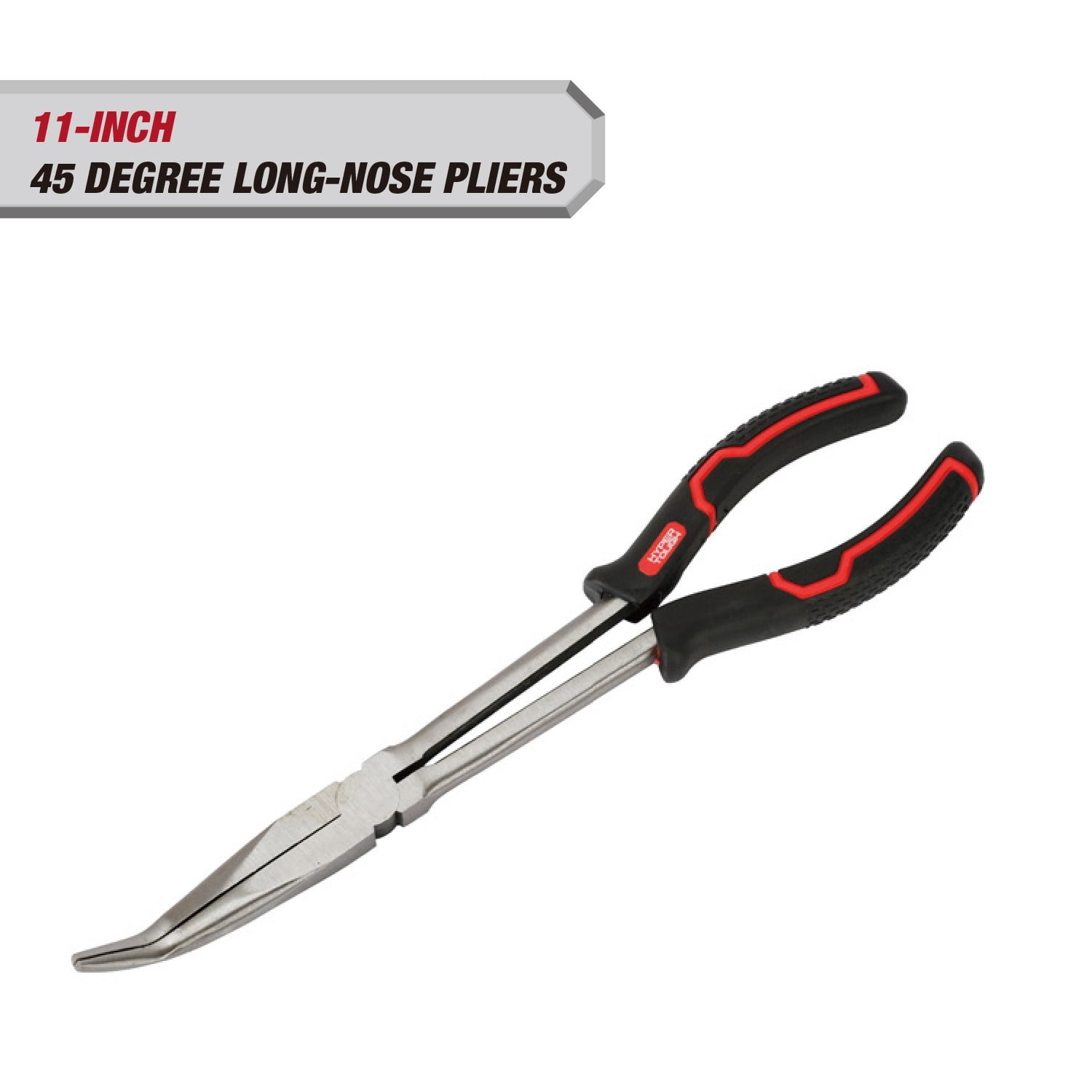 11-inch 45 Degree Long Nose Plier with Ergonomic Soft Grip Handles