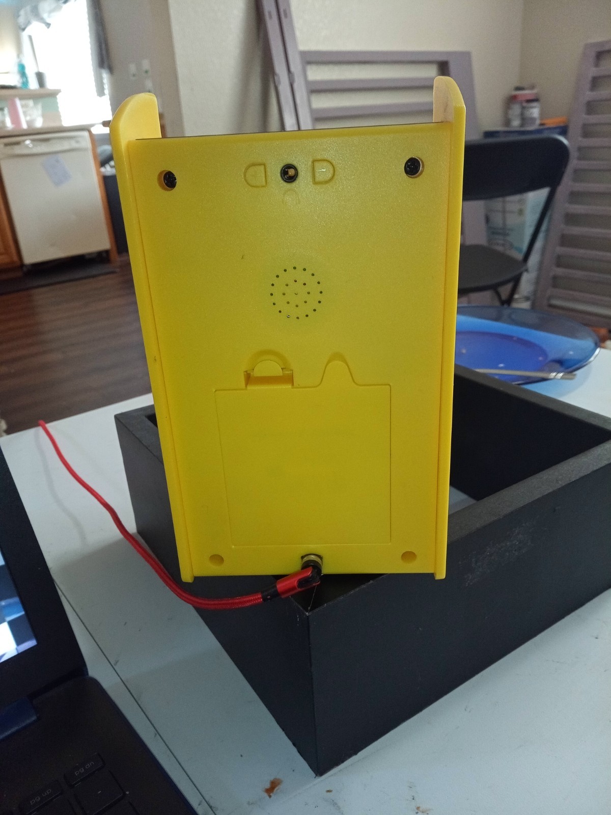 Tiny Arcade Pac-Man 3.5" Mini Retro Game - Functional Arcade Cabinet Yellow