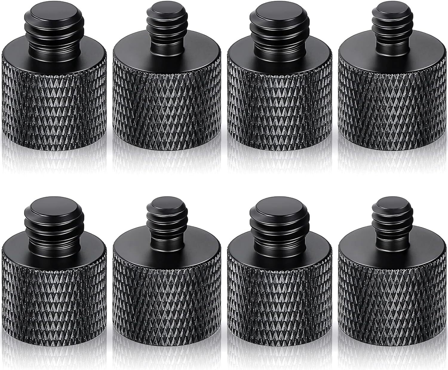 8 Packs 1/4 Male to 3/8 Female and 3/8 Male to 1/4 Female Camera Screw Adapter