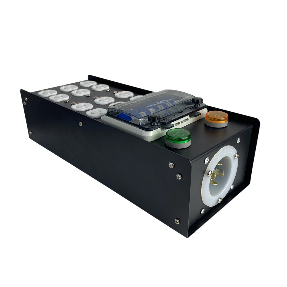 Power Distribution Equipment L14-30 30A Input Outputs 20A Edison Dual Sockets