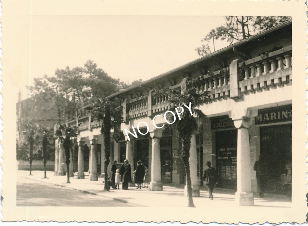 Photo WK2 Streets Of Hendaye France C1.61