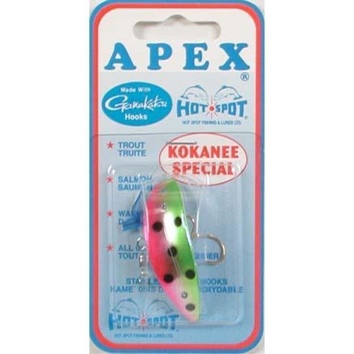APEX Legends Hot Spot A2-409K Apex Kokanee Special Trolling Lure 1.5"", 2/0",