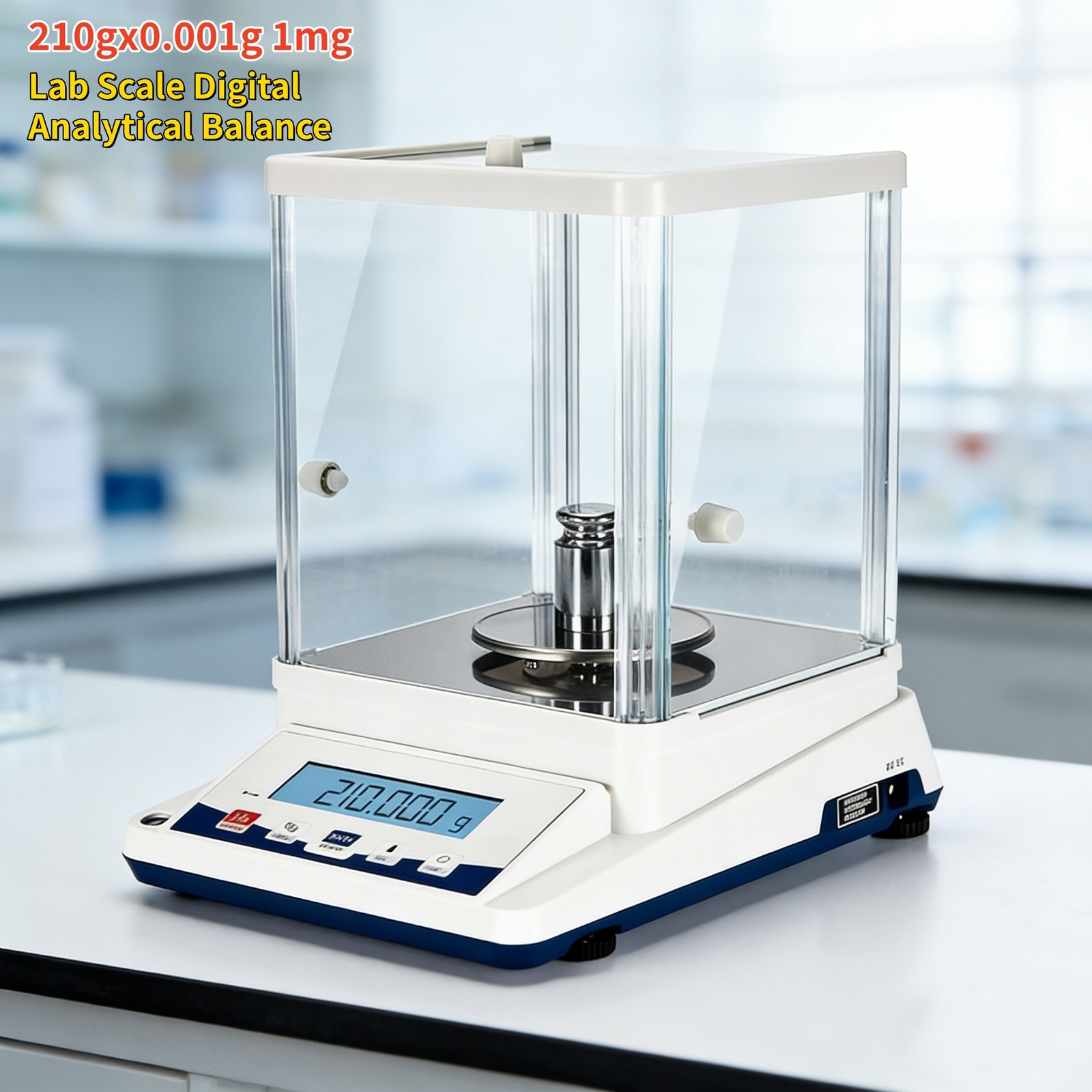 Analytical Balance 210gx0.001g 1mg Lab Scale Digital high Precision Lab Balance