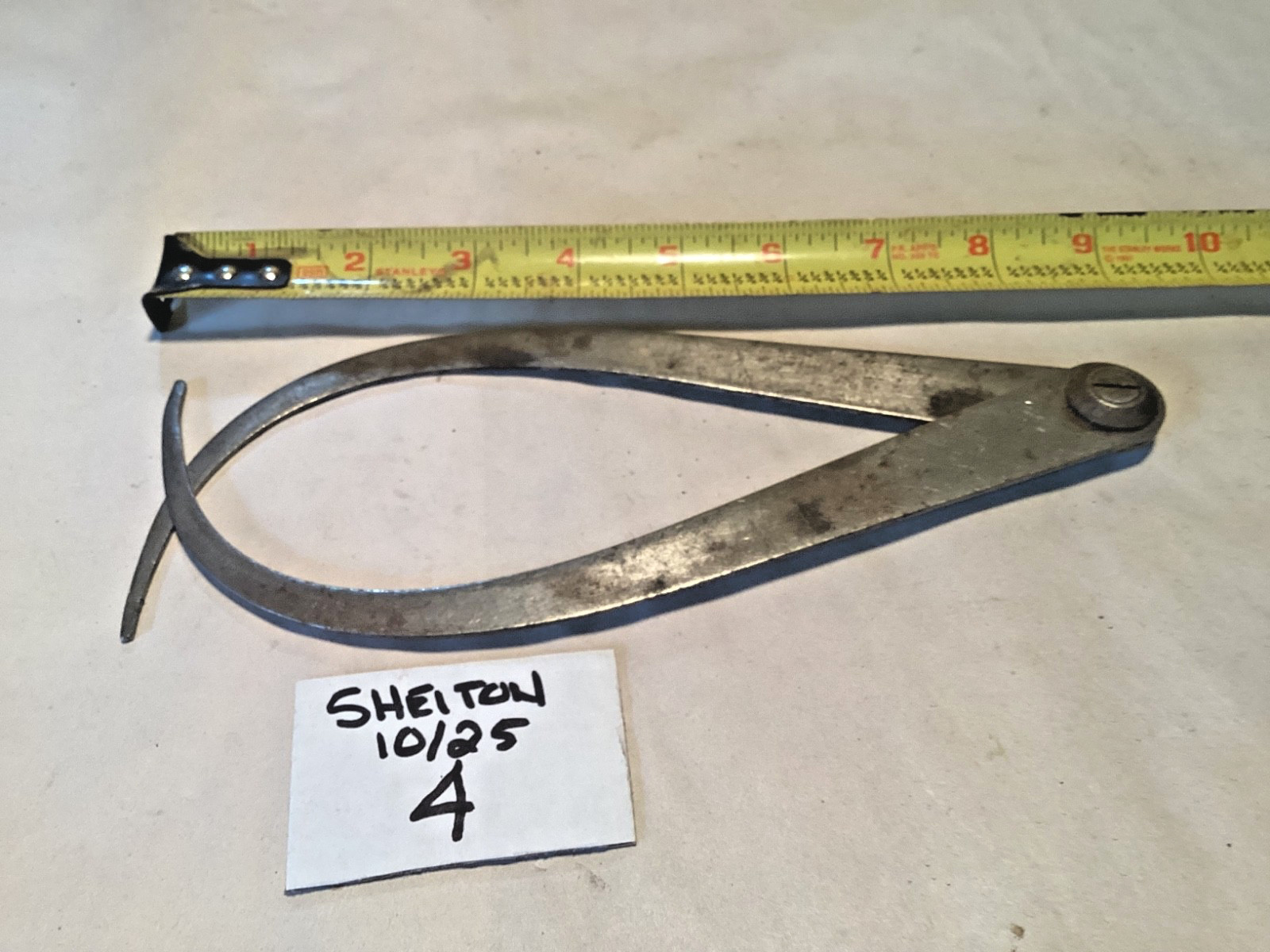 Vintage Union Tool outside caliper CNC machinist tool