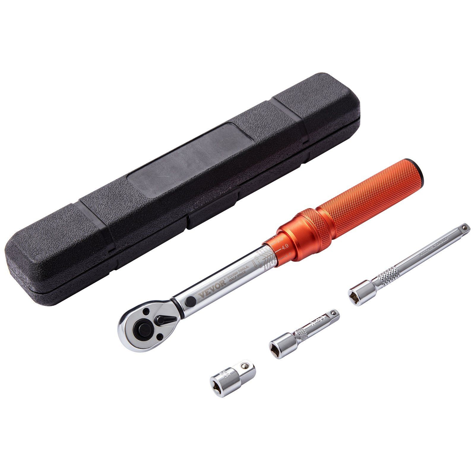 Torque Wrench, 1/4-inch Drive Click Torque Wrench 20-200in.lb/3-23n.m, Dua